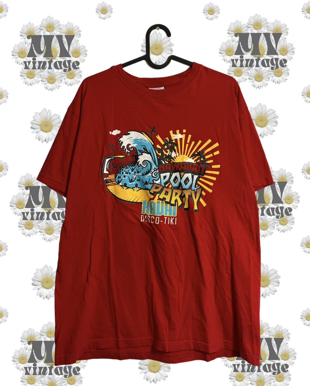 Hawaii 00s Vintage Disco Pool Party Summer Beach Tee Hoodie, Sweatshirt | FlexRushtees.com