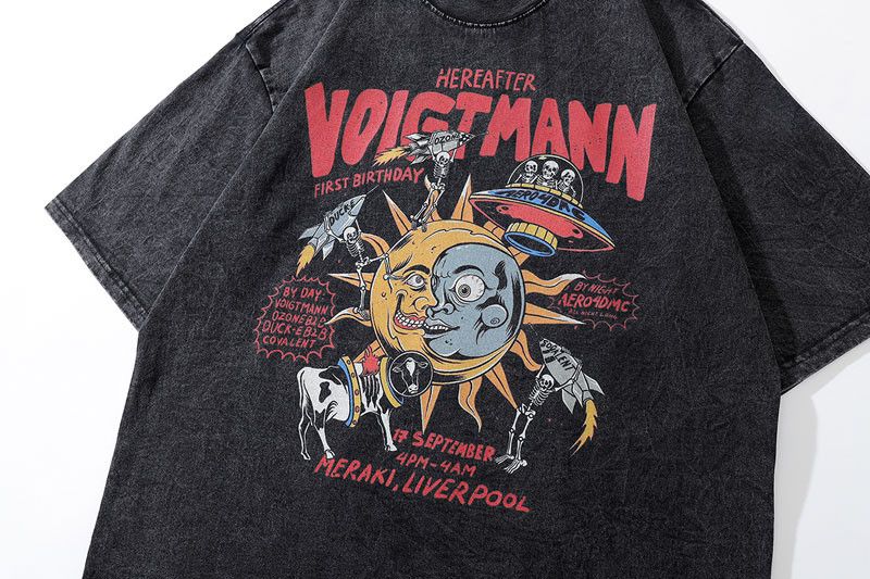 Japanese Brand Oversized Vintage Young Gen Printed Tee