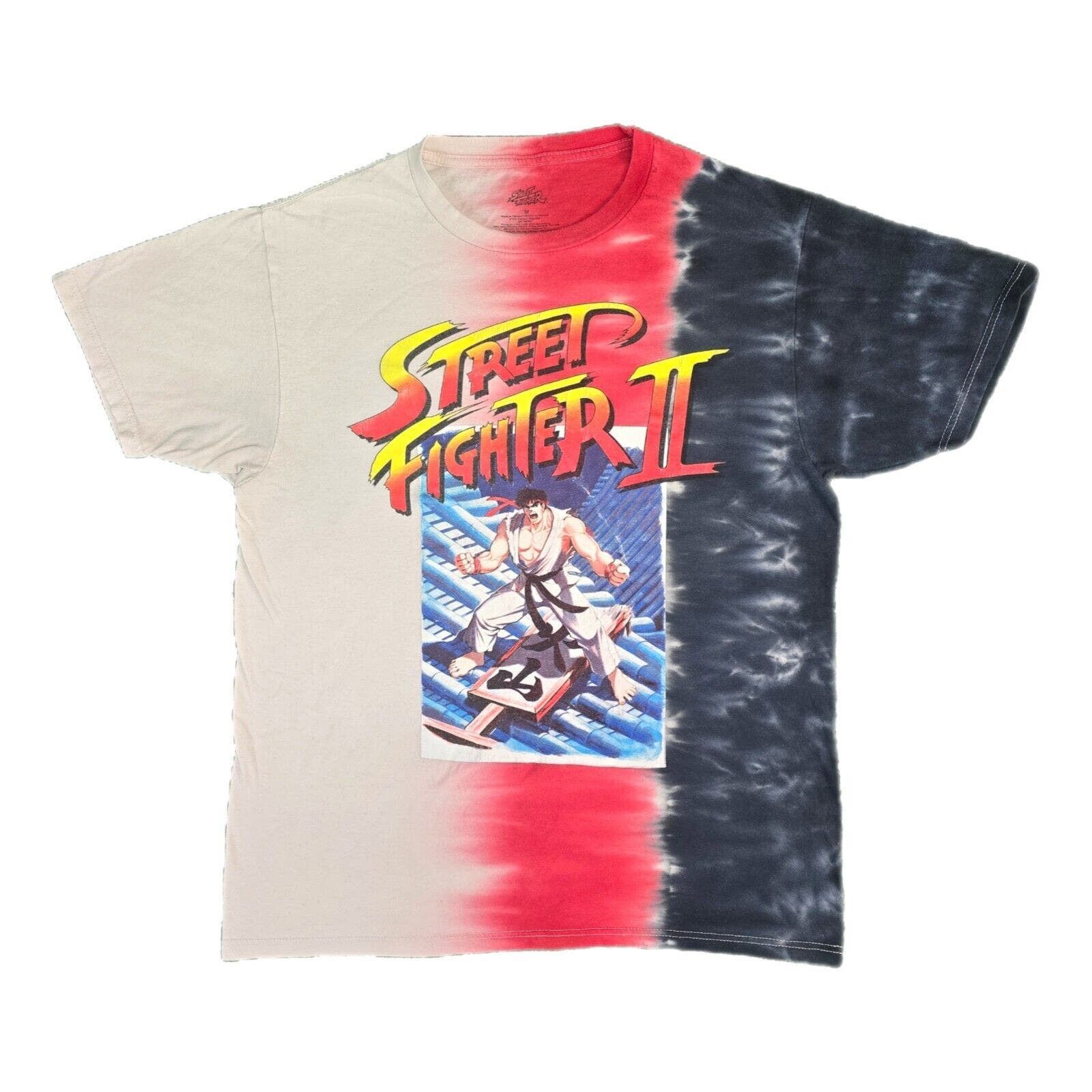 Other Capcom Street Fighter Ryu Tie Dye Shirt Size Medium Retro