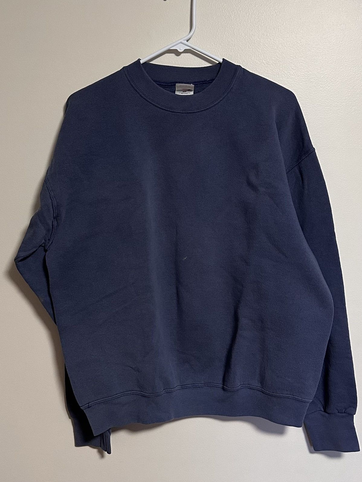 Vintage Faded Fruit Of The Loom Blank Crewneck