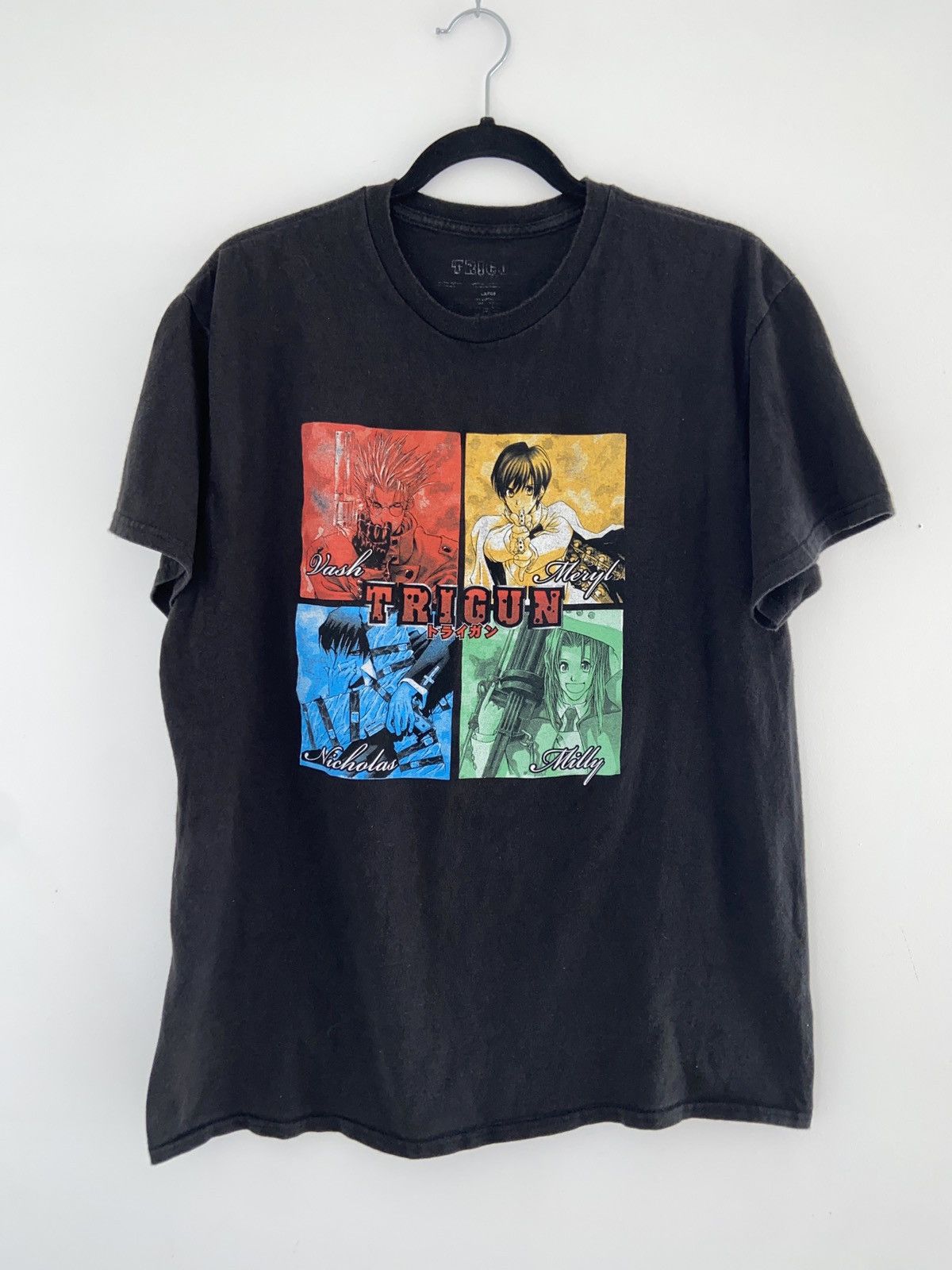 Trigun Anime Tee L 1 1 Rare Find Uni Manga