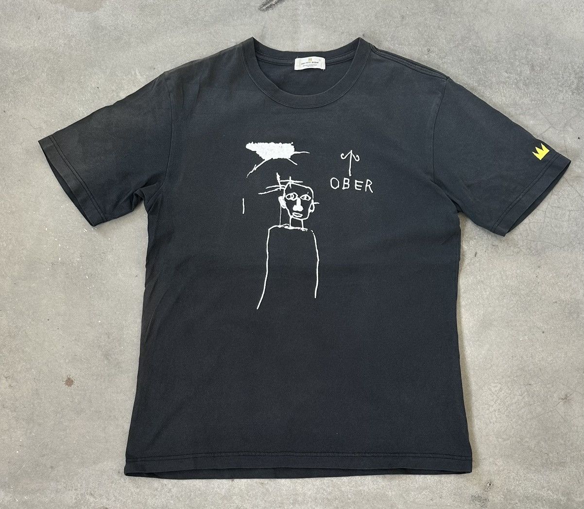 Jean Michel Basquiat Vintage Ober By Jean Michel Basquait Art Tee Hoodie, Sweatshirt | FlexRushtees.com
