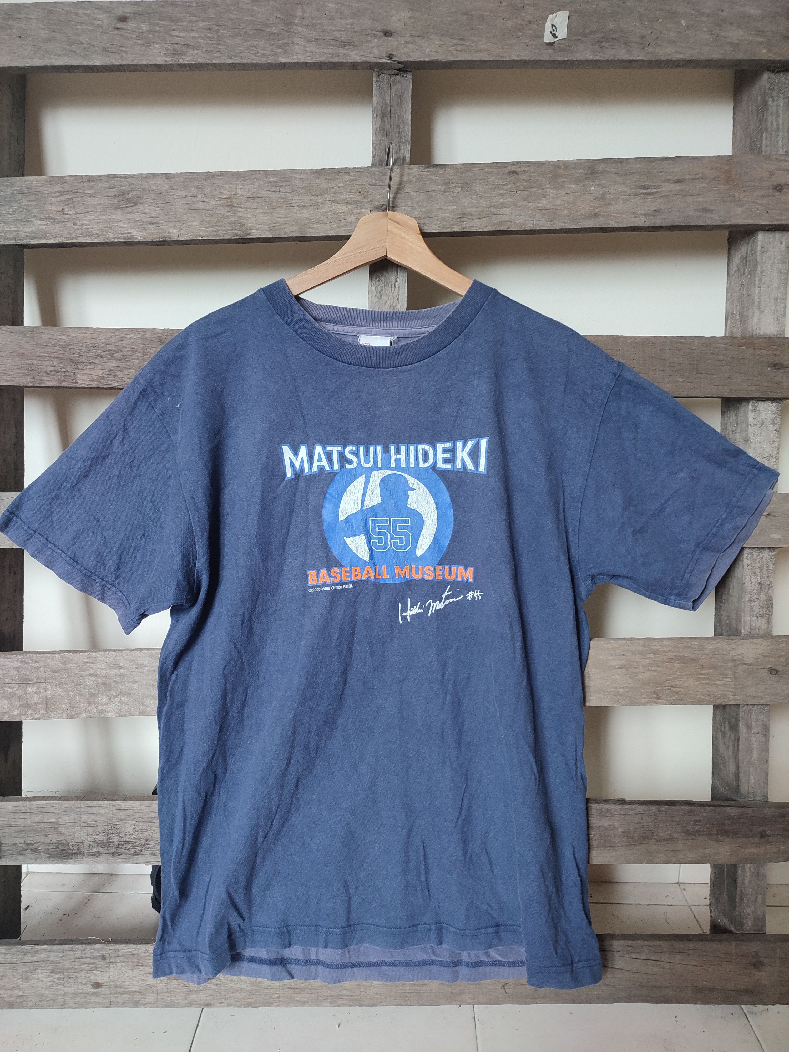Vintage Matsui Hideki 55 Baseball Museum Tee Hoodie, Sweatshirt | FlexRushtees.com