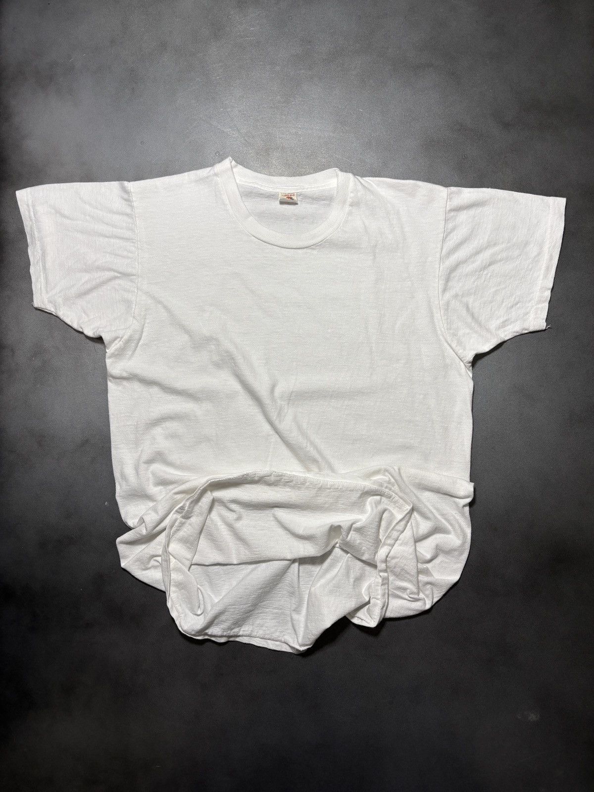 Fruit Of The Loom 1970s Fruit Of The Loom Tee 70s Vintage Blank Made In Usa
