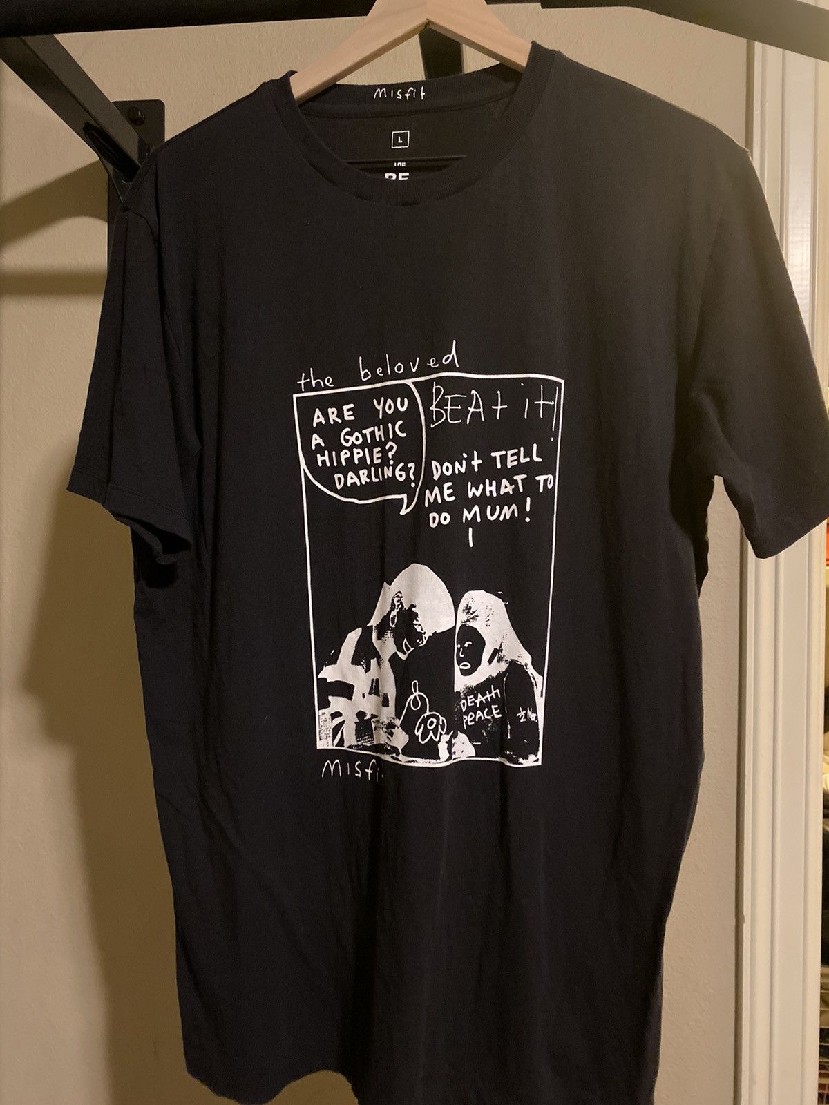 Misfits The Be Loved Black Tee Hoodie, Sweatshirt | FlexRushtees.com