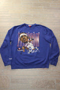 Mitchell Ness Allen Iverson Caricature Nba Pullover Crewneck Sweater