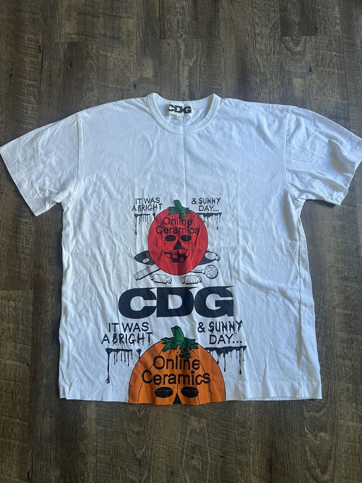 Des Garcons Comme Des Garcons Online Ceramics Halloween Shirt