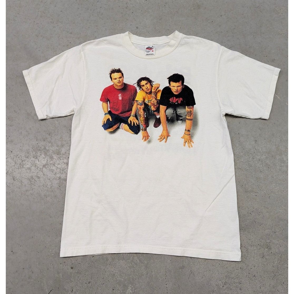 Anvil Vintage 2000 Blink 182 Mark Tom Travis Show Tour T Shirt Hoodie, Sweatshirt | FlexRushtees.com