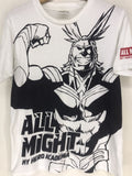 Japanese Brand All Might My Hero Academia Japanese Manga Series Tee