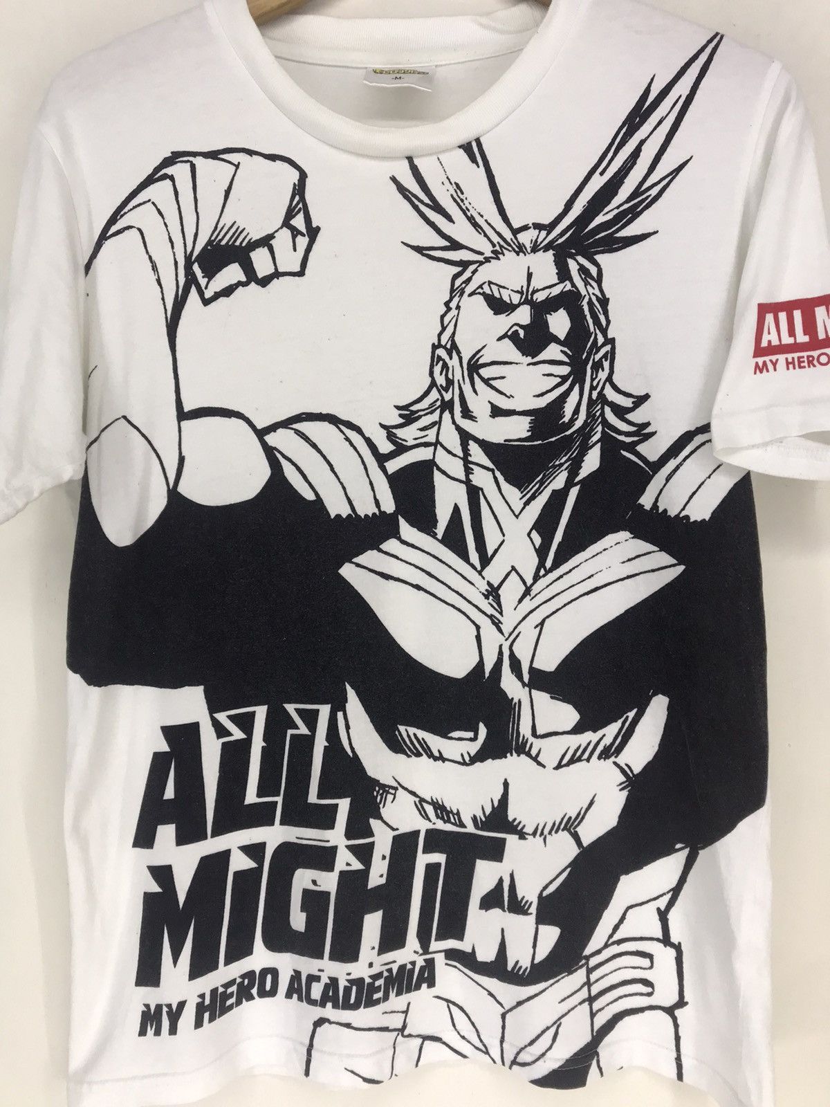 Japanese Brand All Might My Hero Academia Japanese Manga Series Tee