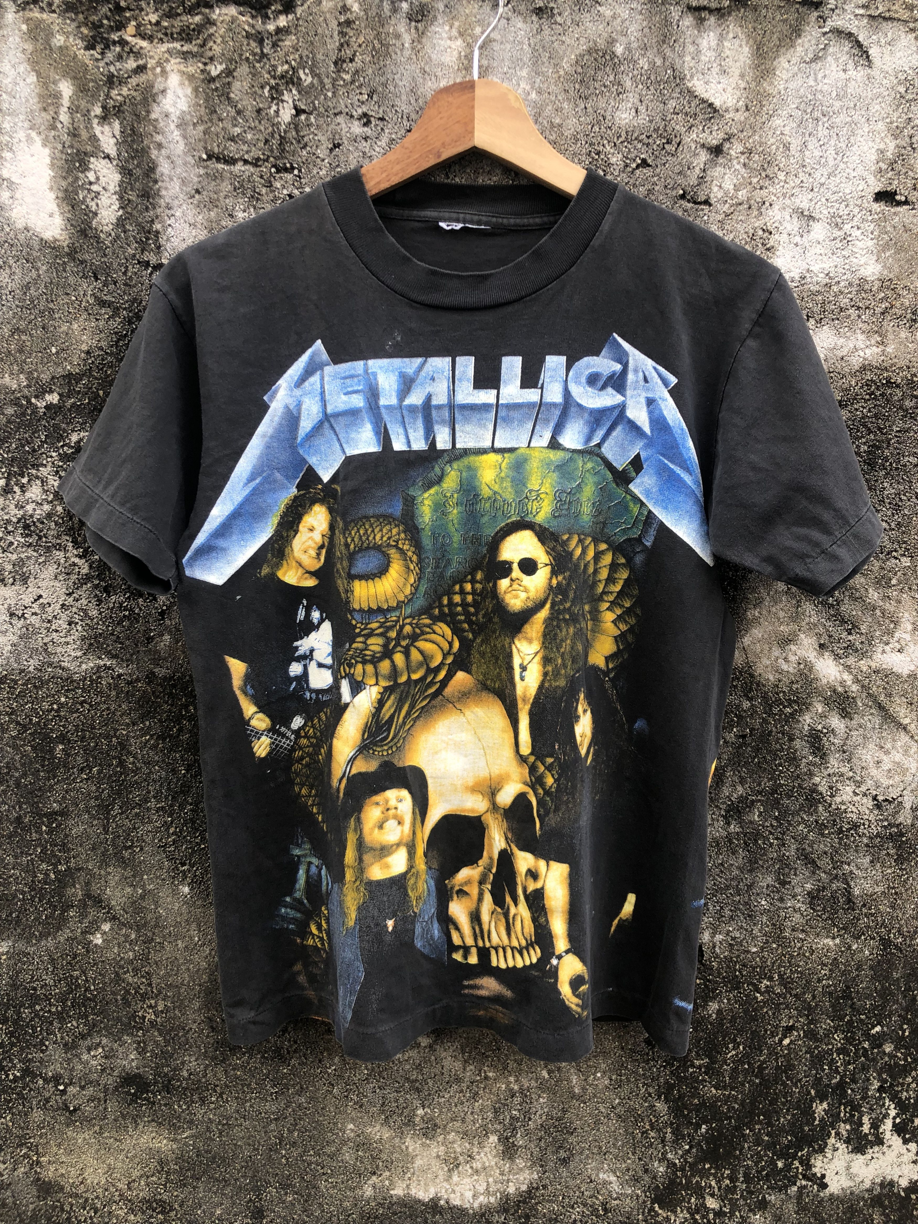 Vintage Metallica Overprint Tee Bootleg Hoodie, Sweatshirt | FlexRushtees.com