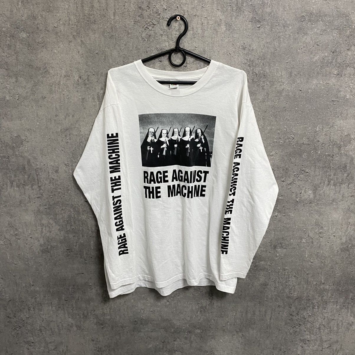 Rage Against The Machine Rage Against The Machine Vintage Long Sleeve T Shirt Tee 90s Hoodie, Sweatshirt