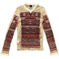 Paul Gaultier Jean Paul Gaultier Homme 90 S Power Net Tribal Print T Shirt