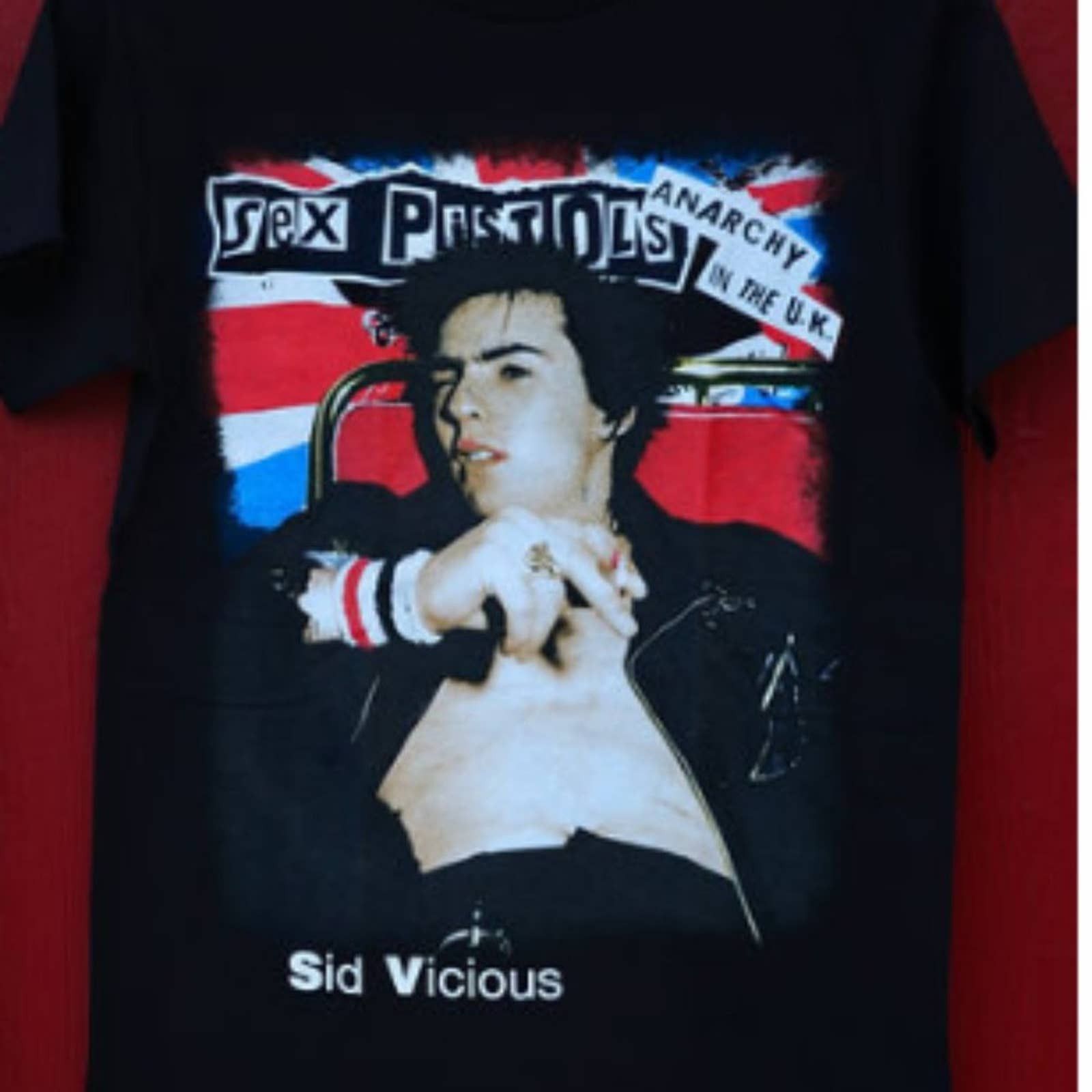 Band Tees Sid Vicious Anarchy In The Uk Band Tee Hoodie, Sweatshirt | FlexRushtees.com