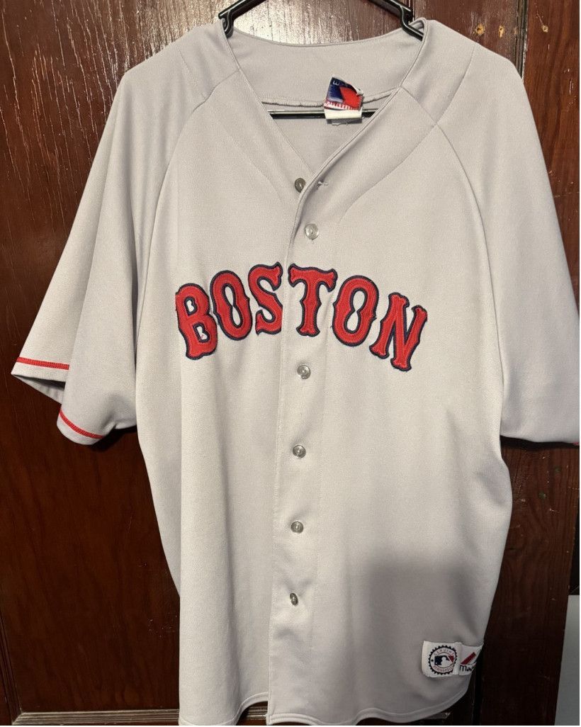 Majestic Boston Red Sox Majestic Vintage Jersey Men S Sz Xl Gray
