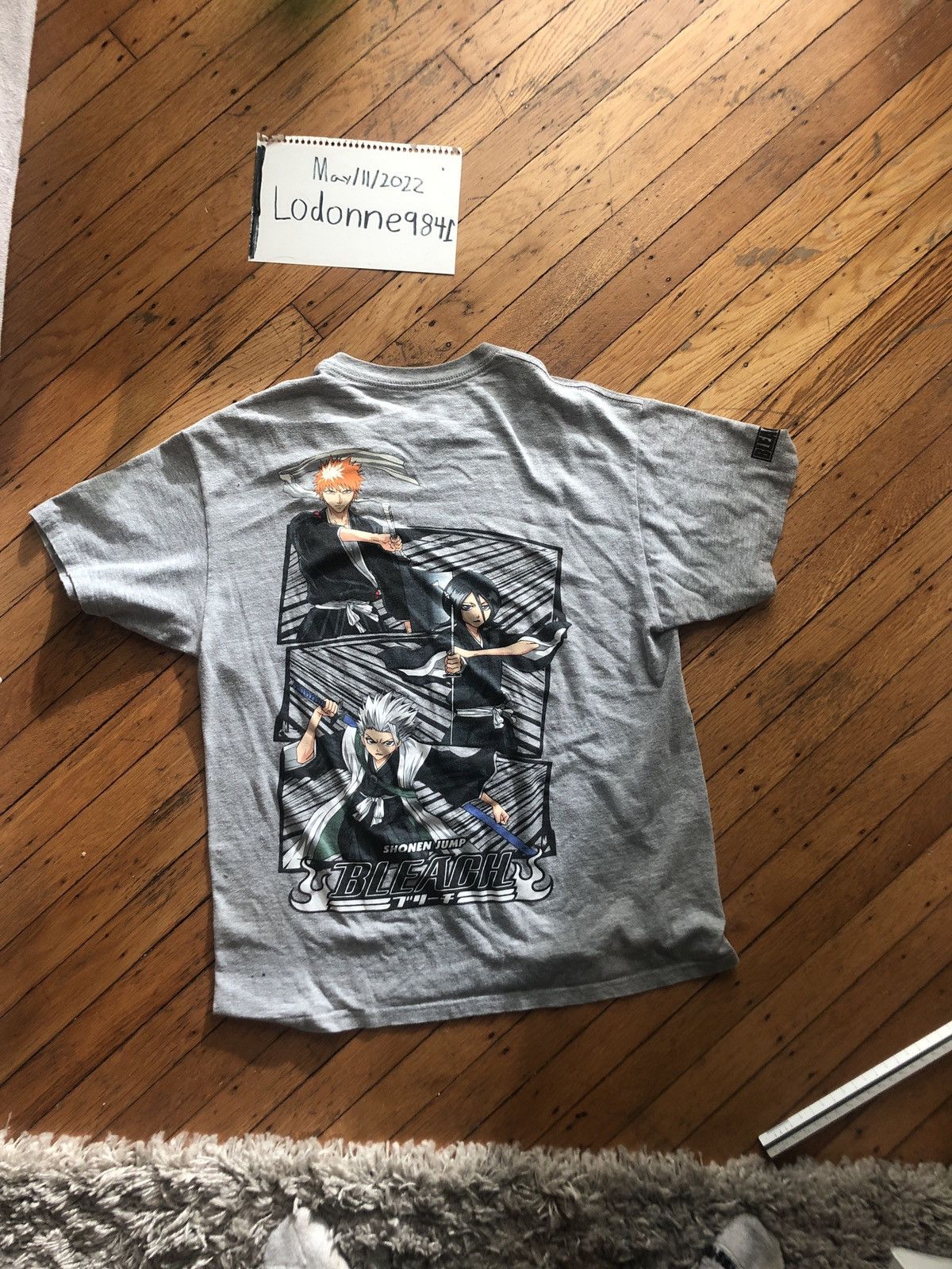Grey Bleach Tshirt Hoodie, Sweatshirt | FlexRushtees.com
