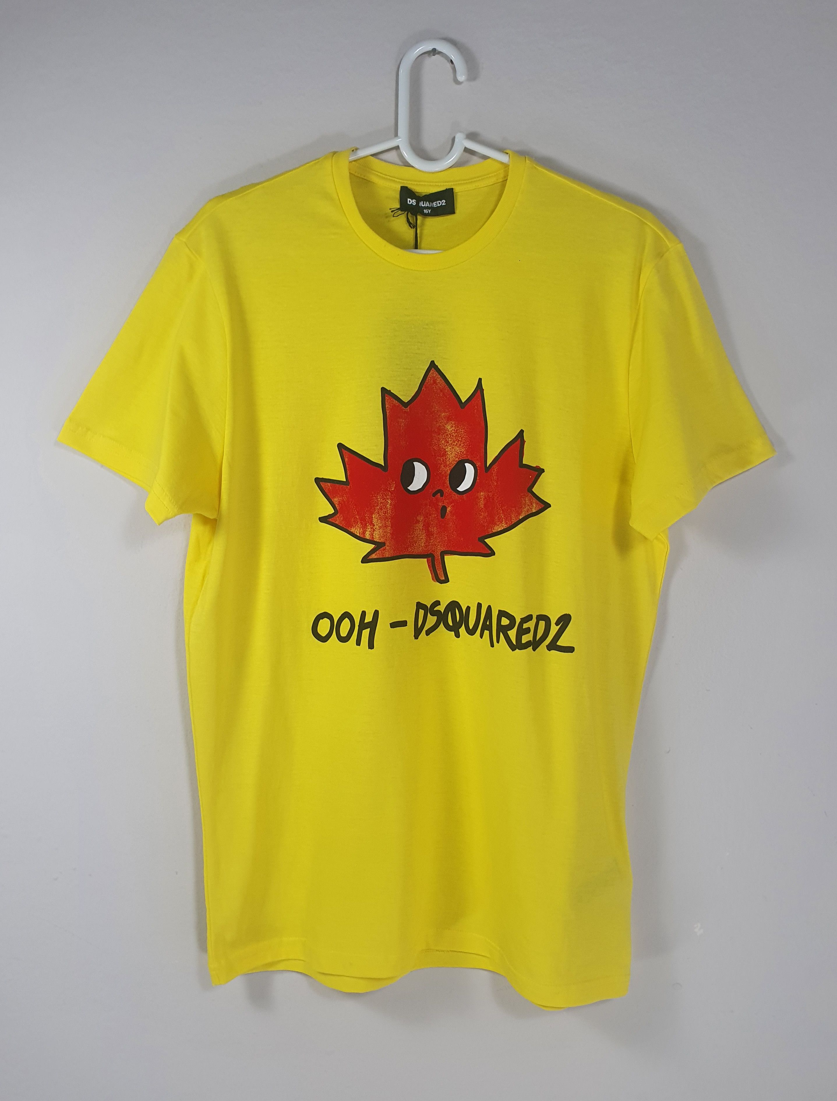 Dsquared2 Yellow T Shirt Hoodie, Sweatshirt | FlexRushtees.com