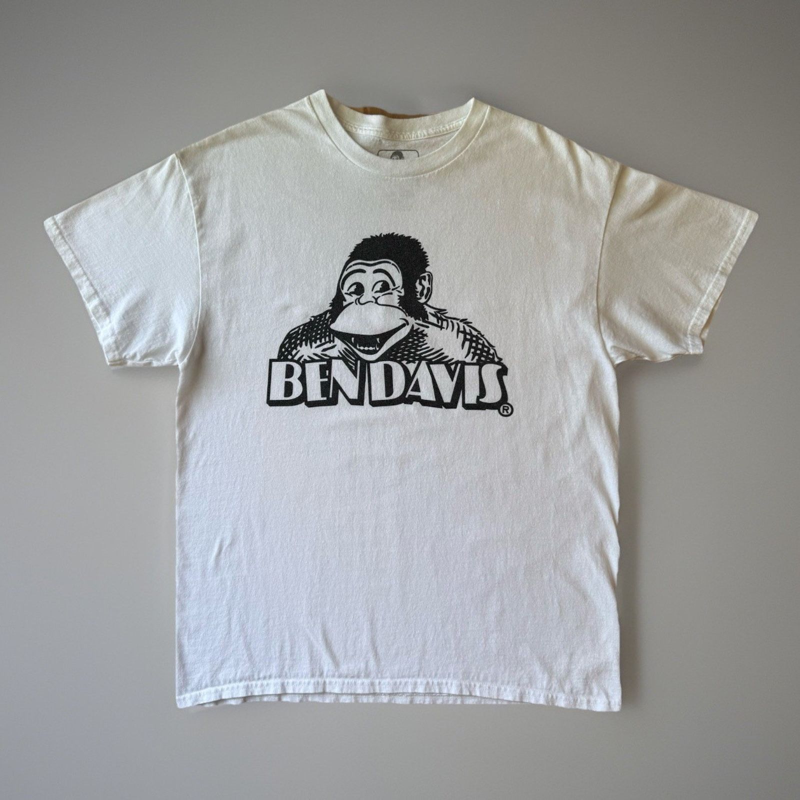 Davis Ben Davis Shirt L White Los Angeles Streetwear Skateboard