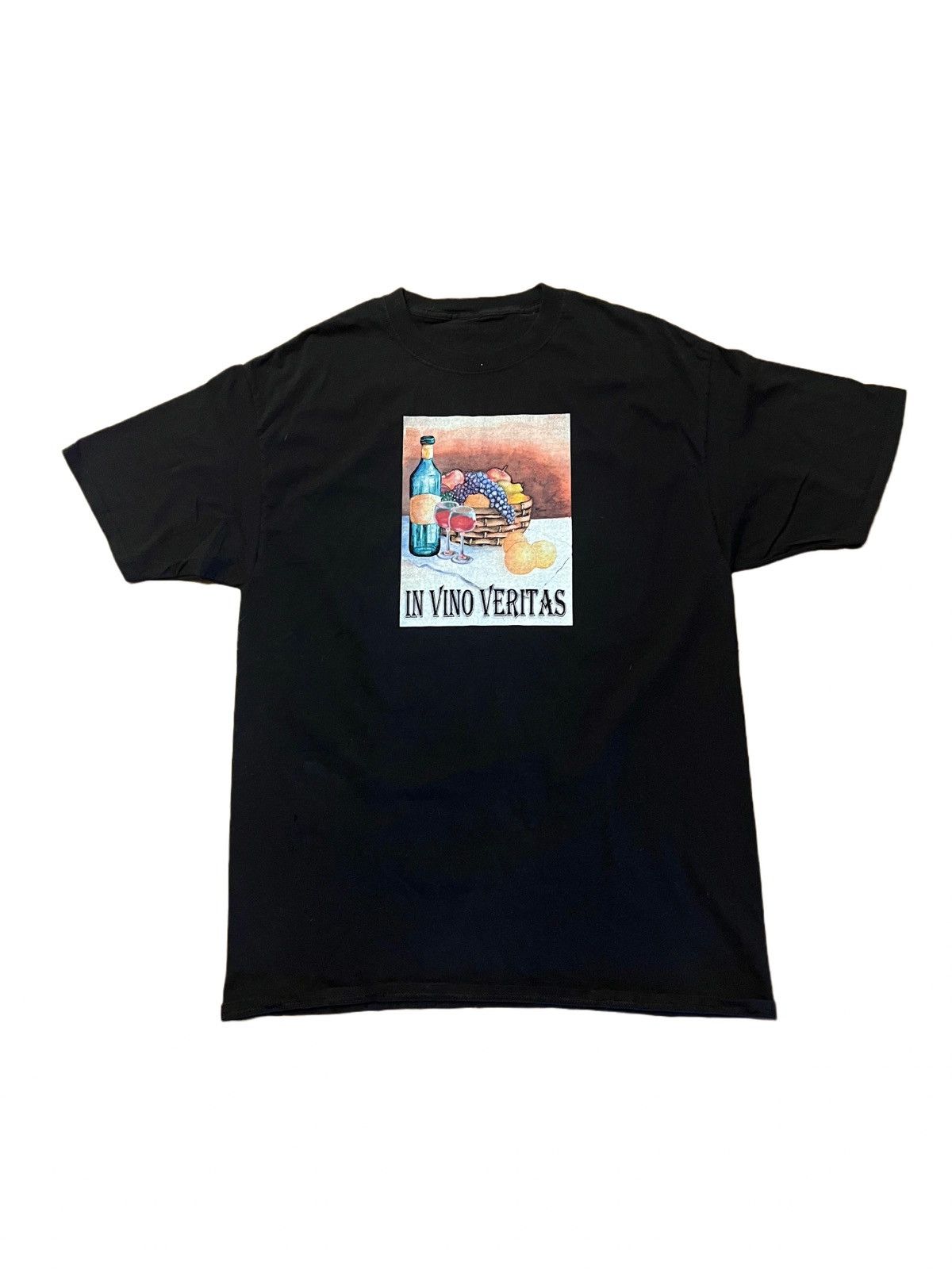 Vintage In Vino Veritas French Wine Art Graphic Tee Hoodie, Sweatshirt | FlexRushtees.com