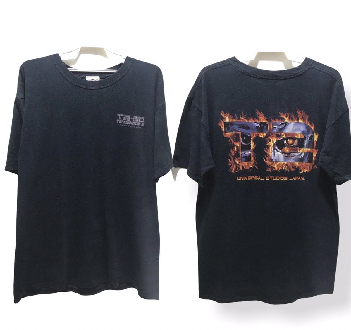 Universal Studios Vintage 90s Terminator 2 T2 3d Movie Promo T S