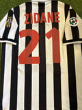 Vintage 98 99 Juventus Fc Zidane Home Shirt