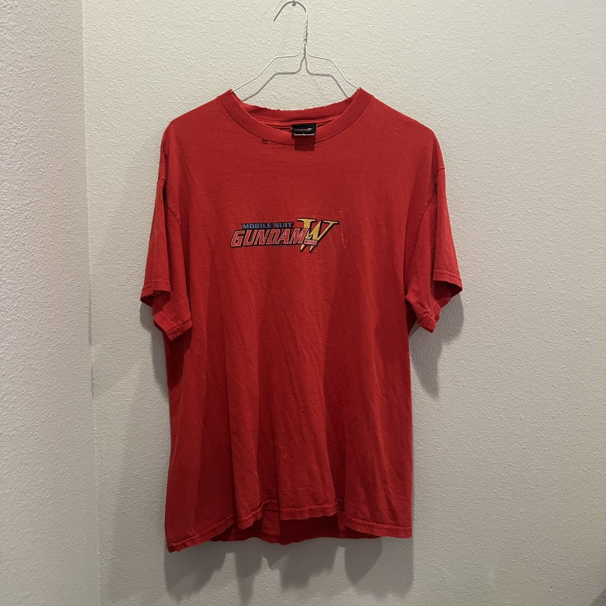 Other Gundam Wing Mobile Suit Red T Shirt Vintage