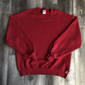 Russell Athletic Vintage 90s Russell Athletic Blank Red Heavyweight Crewneck