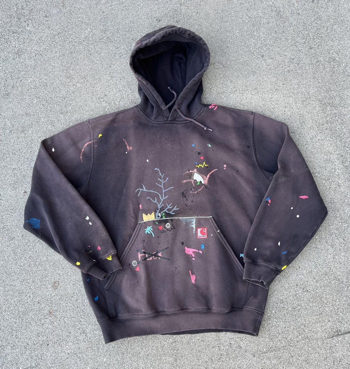 Japanese Brand Custom Carhartt Hoodie Sun Fade Rain Defender Distressed T-Shirts, Sweatshirt | FlexRushtees.com