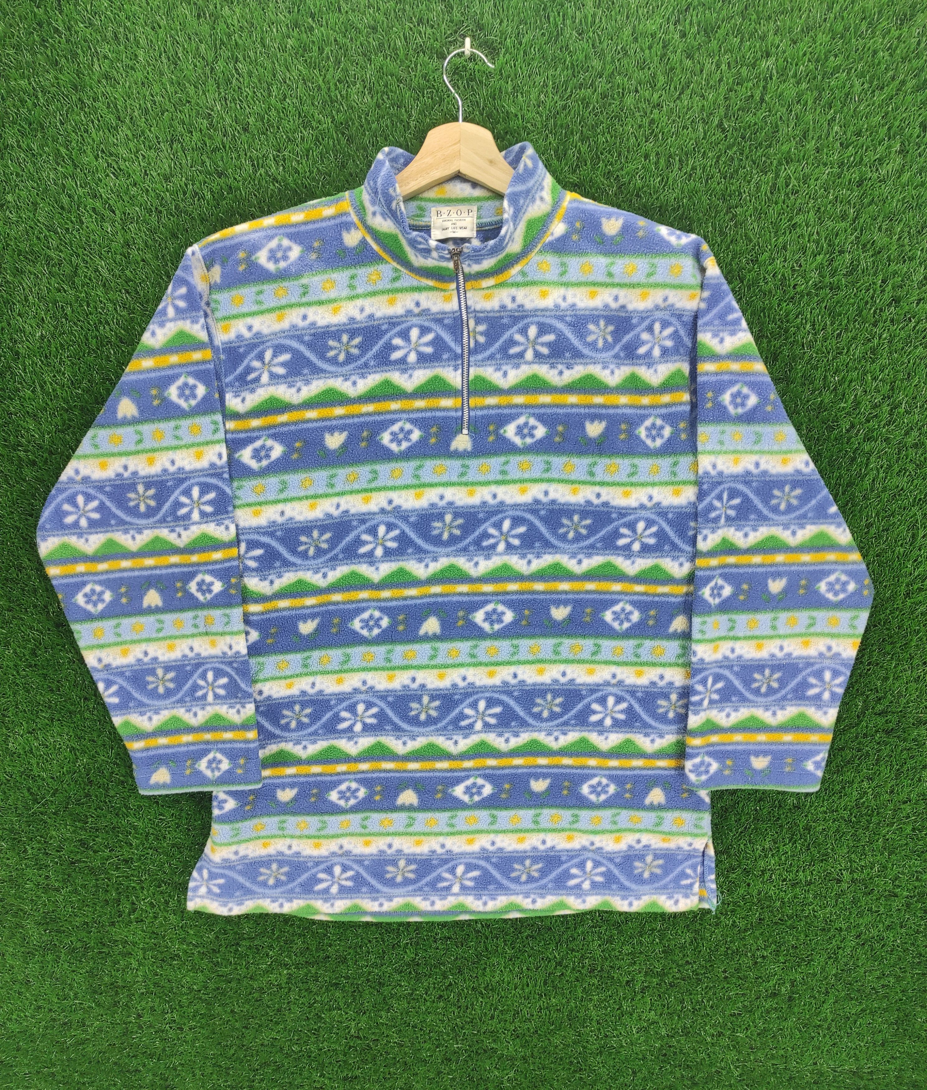 Native X Vintage Vintage Bzop Fleece Native Sweater Quater Zipper