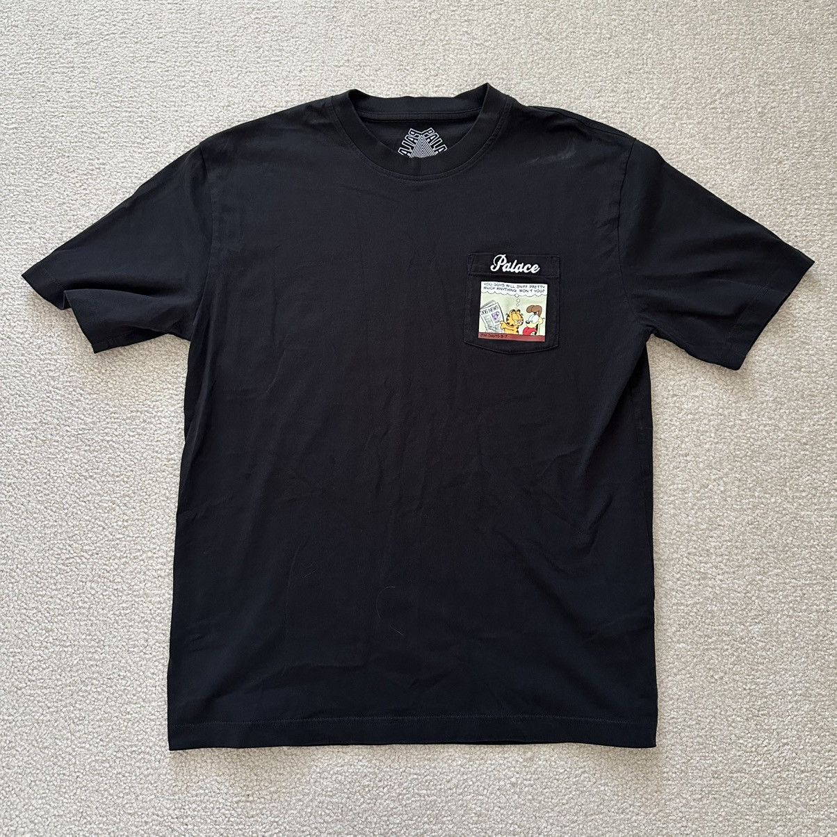 Palace Garfield Pocket Tee Hoodie, Sweatshirt | FlexRushtees.com