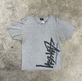 Crazy Y2k Stussy Script Tribal Logo T Shirt