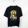 Vintage 90s Jesus Christ Distressed Washed Religion Tee Hoodie, Sweatshirt | FlexRushtees.com