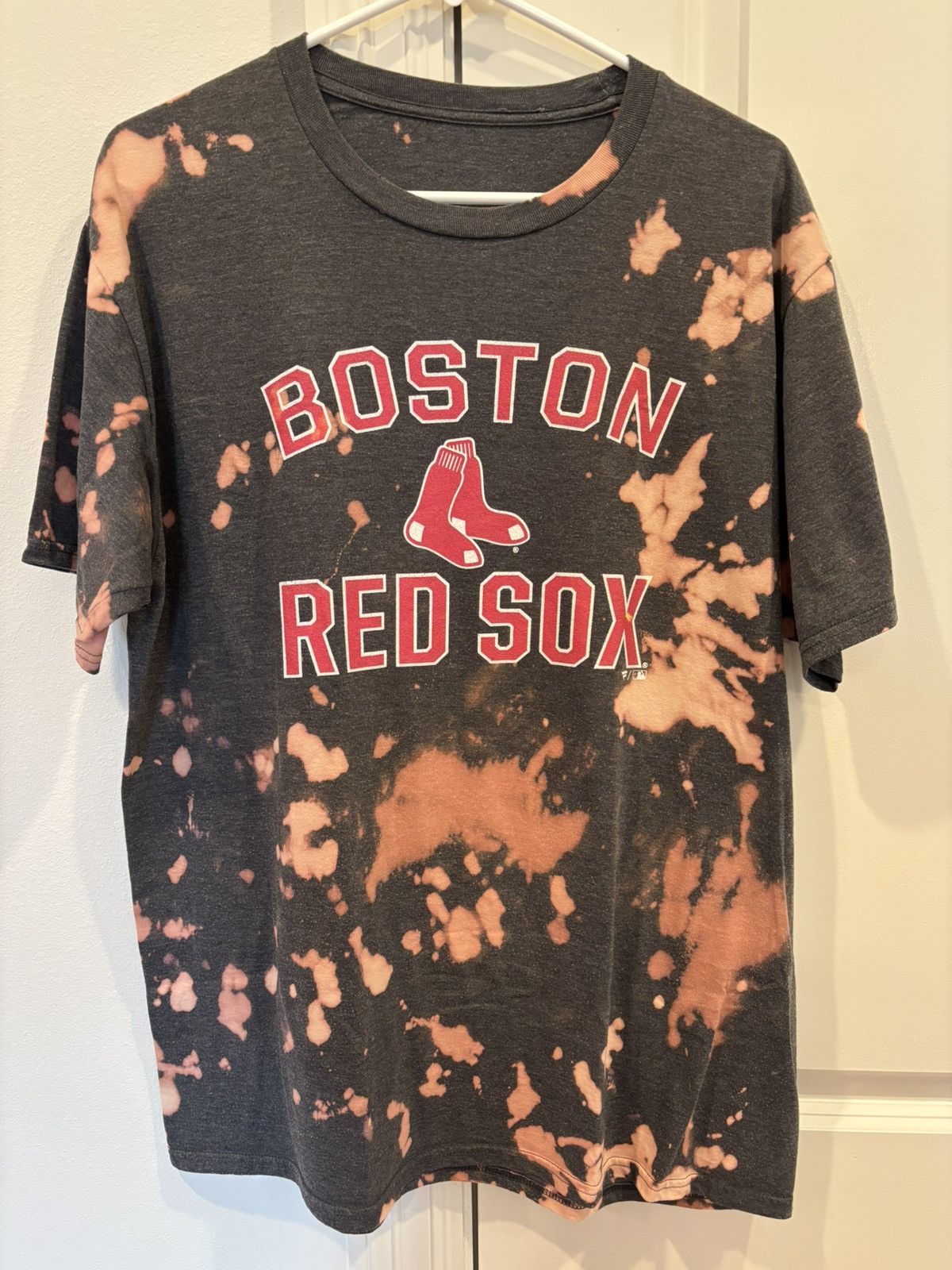 Other Fanatics Boston Red Sox One Of A Kind Bleached Dyed Shirt L Hoodie, Sweatshirt | FlexRushtees.com