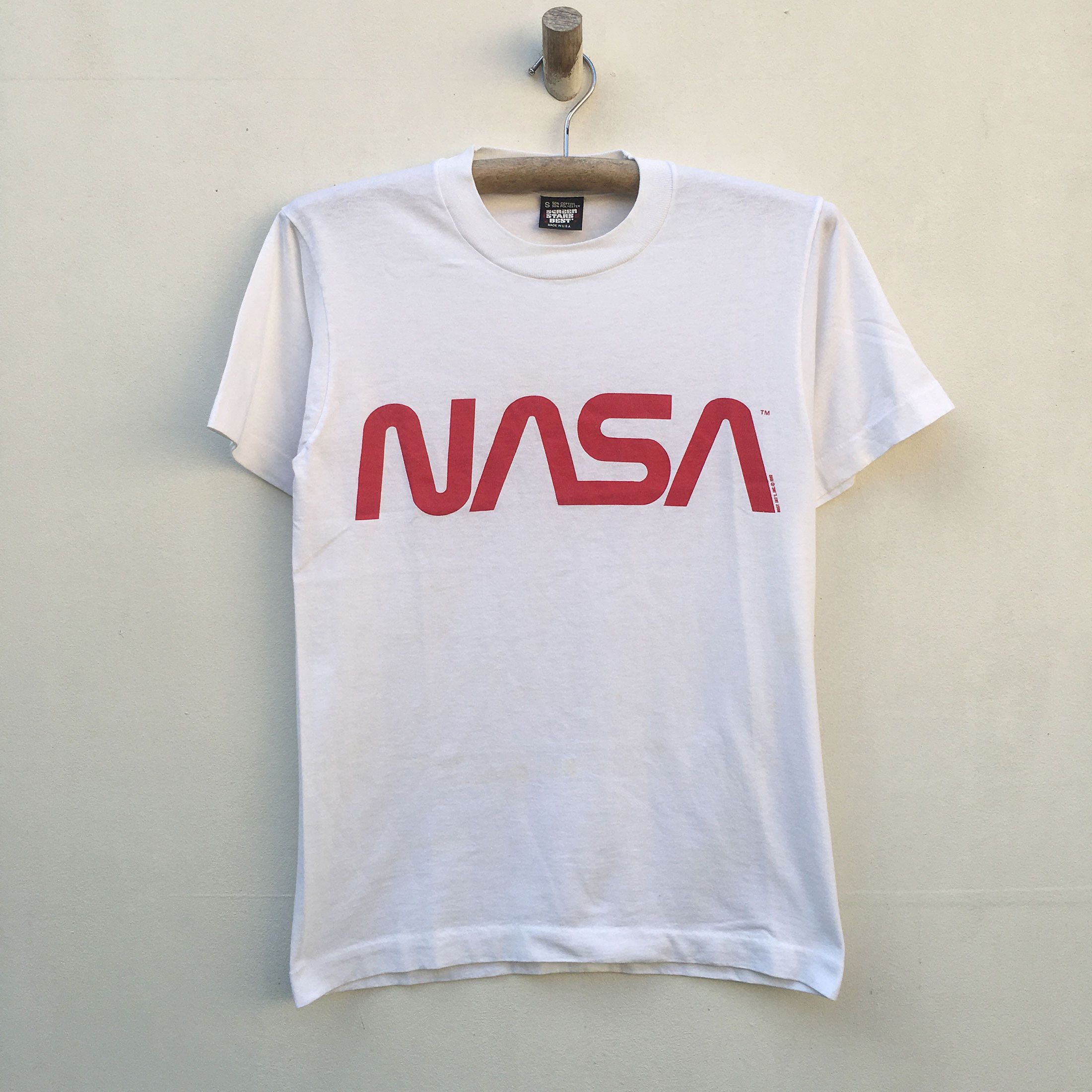 Sci Fi Fantasy Vtg Nasa Spell Out Short Sleeve Tees