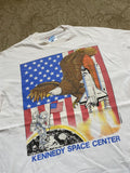 Rare Vintage 90 Kennedy Space Center Nasa Usa Spaceship Tee