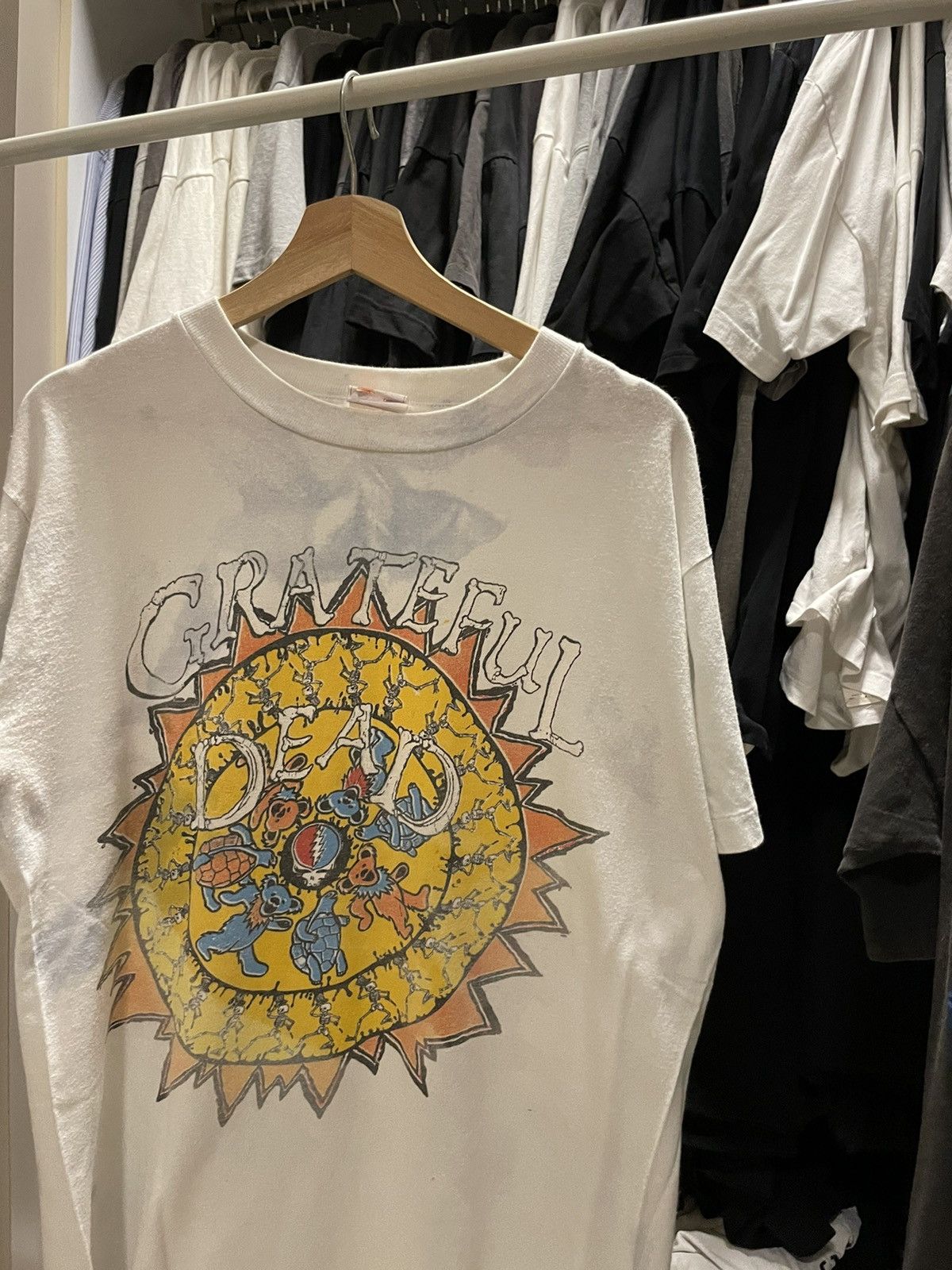 Vintage 1990s Grateful Dead Tie Dye Tee Hoodie, Sweatshirt | AU16VibeMintTees.com