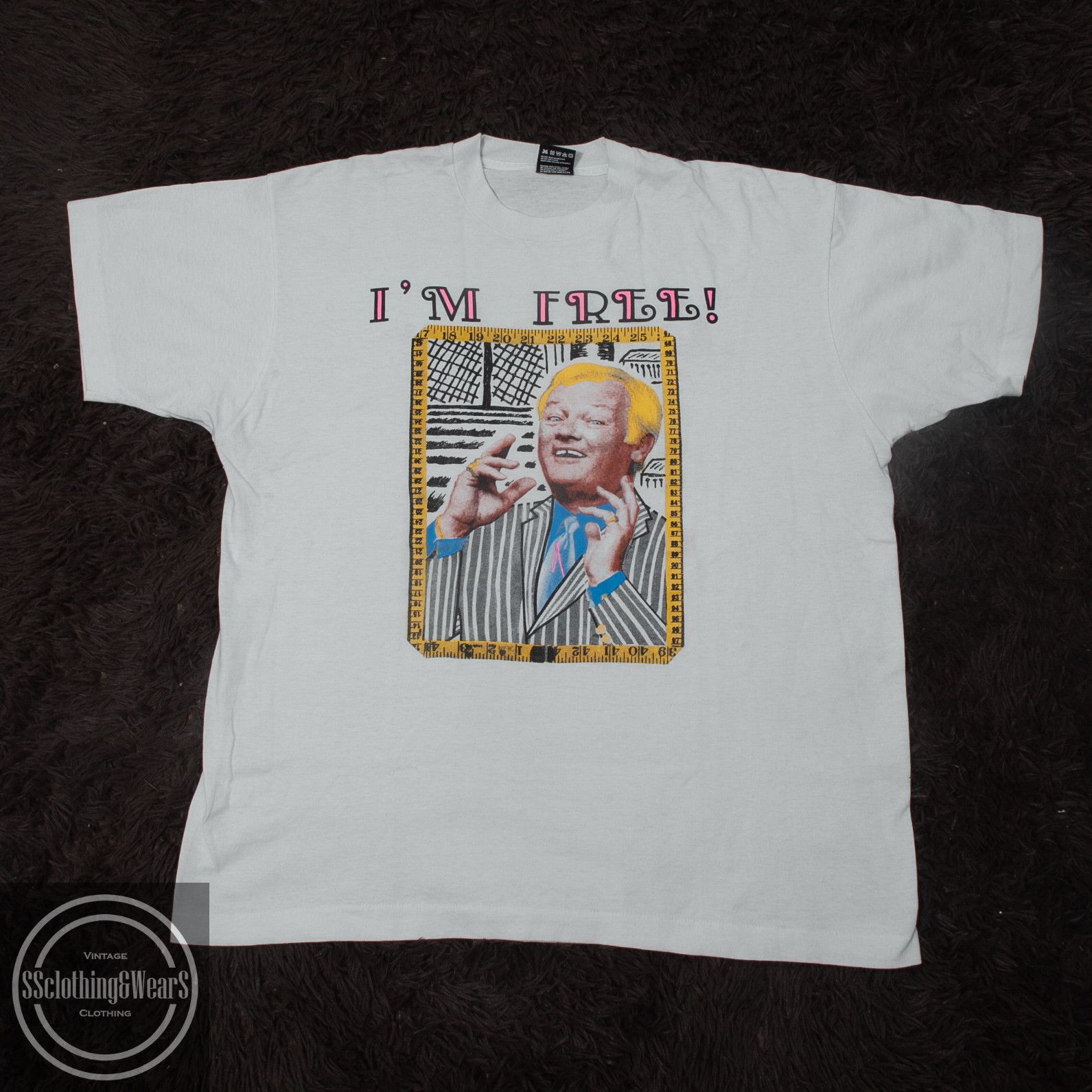 Vintage John Inman 70s 80s Comedian T Shirt