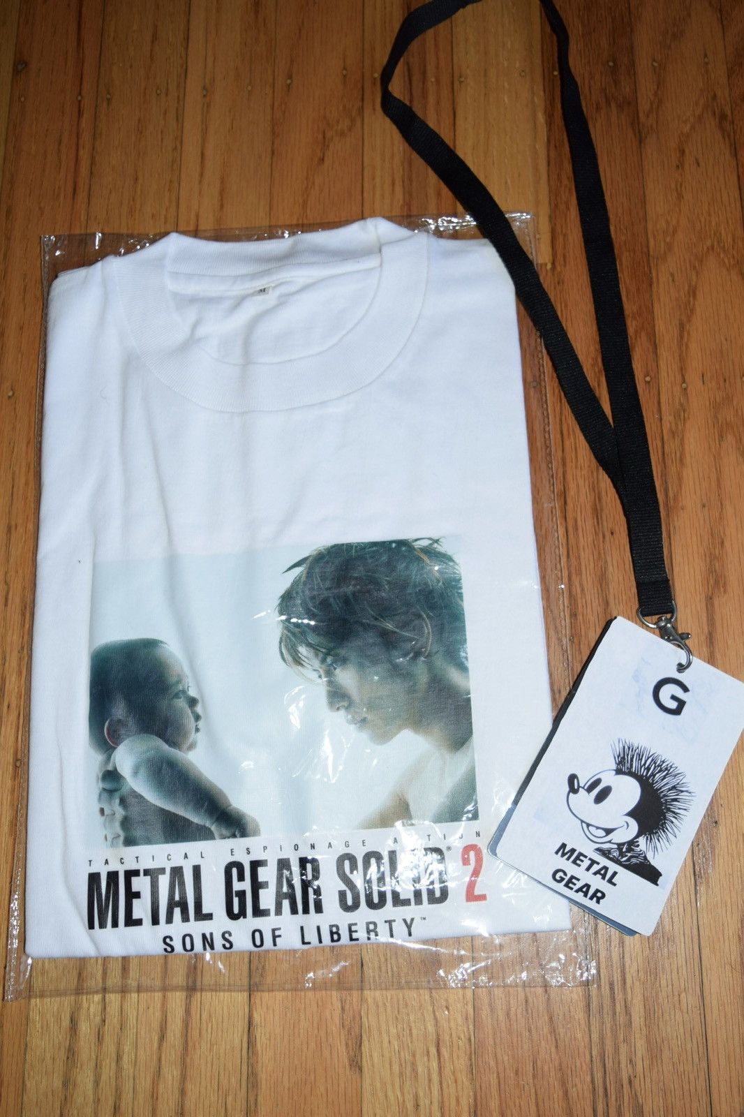 Vintage Metal Gear Solid 2 Promo Gackt Size M
