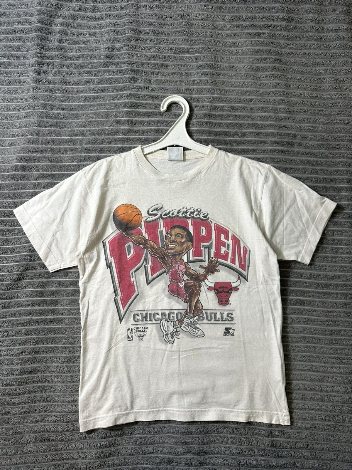 Starter X Vintage Rare Starter Chicago Bulls Vintage 90s Scottie Pippen Tee