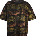 Vintage All Over Print Fish T Shirt Vintage 90s Tropical Travel