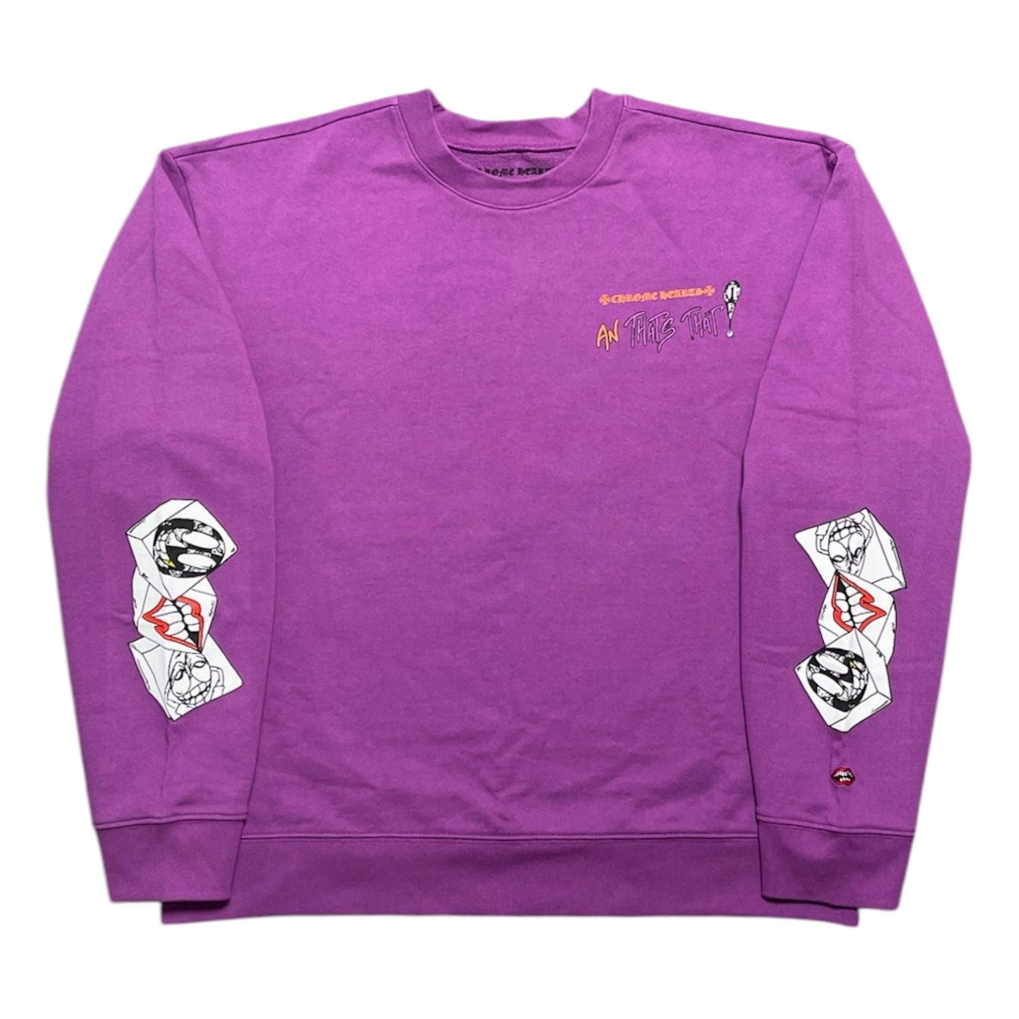 Chrome Hearts Matty Boy Thats That Crewneck Sweatshirt Purple T-Shirts, Hoodie | FlexRushtees.com