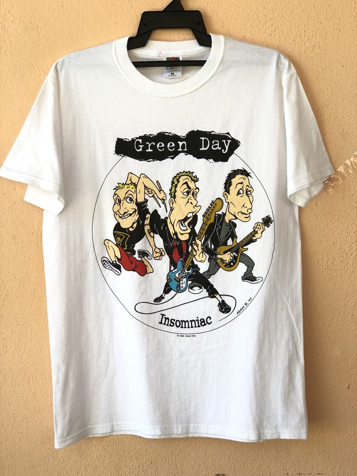 Vintage 90s Green Day Insomniac Tour Tee Hoodie, Sweatshirt | FlexRushtees.com