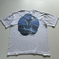 Vintage 90s Sword Fish Ocean Animal Graphic T Shirt Large