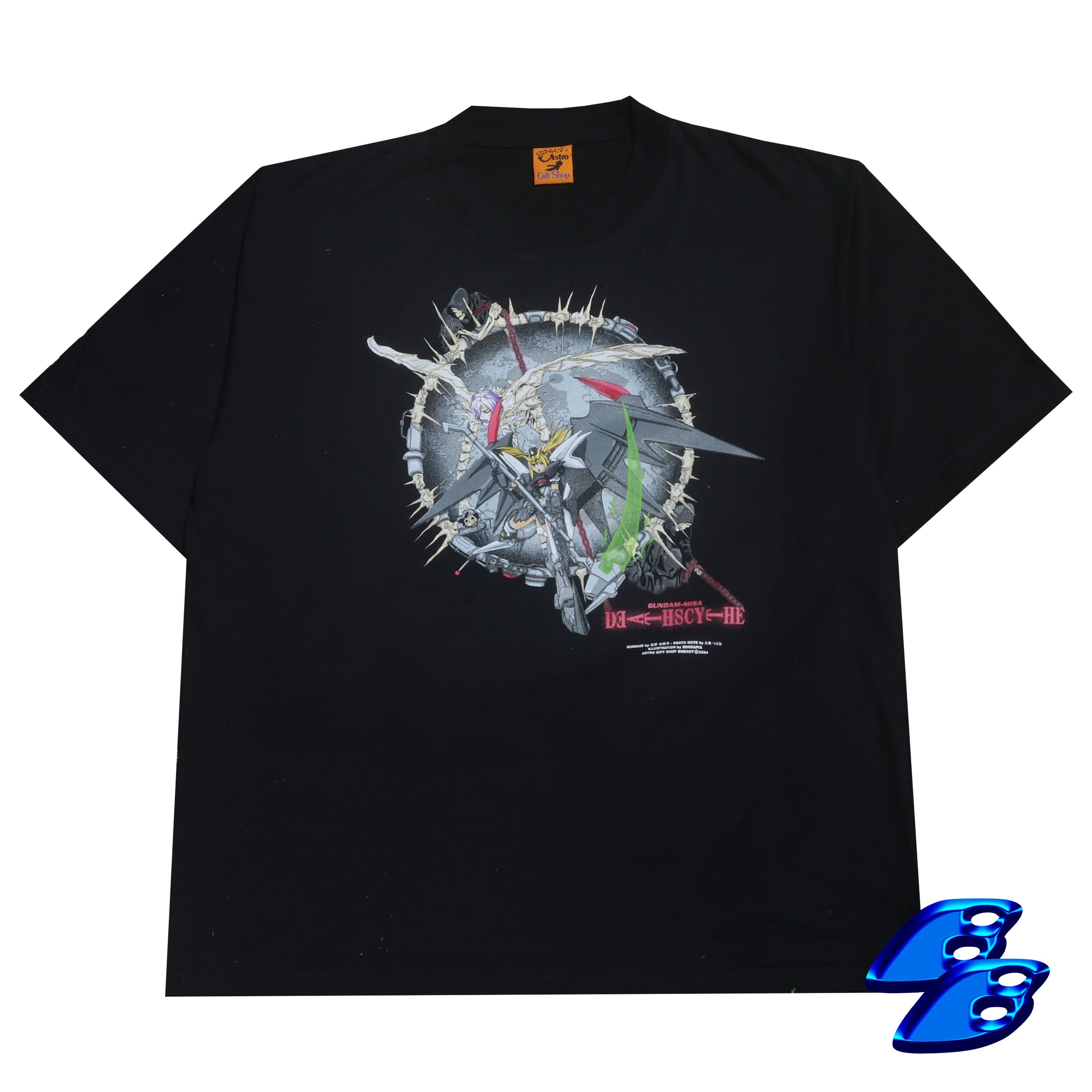 Japanese Brand Misa Death Note Gundam Deathscythe Anime Boot Tee