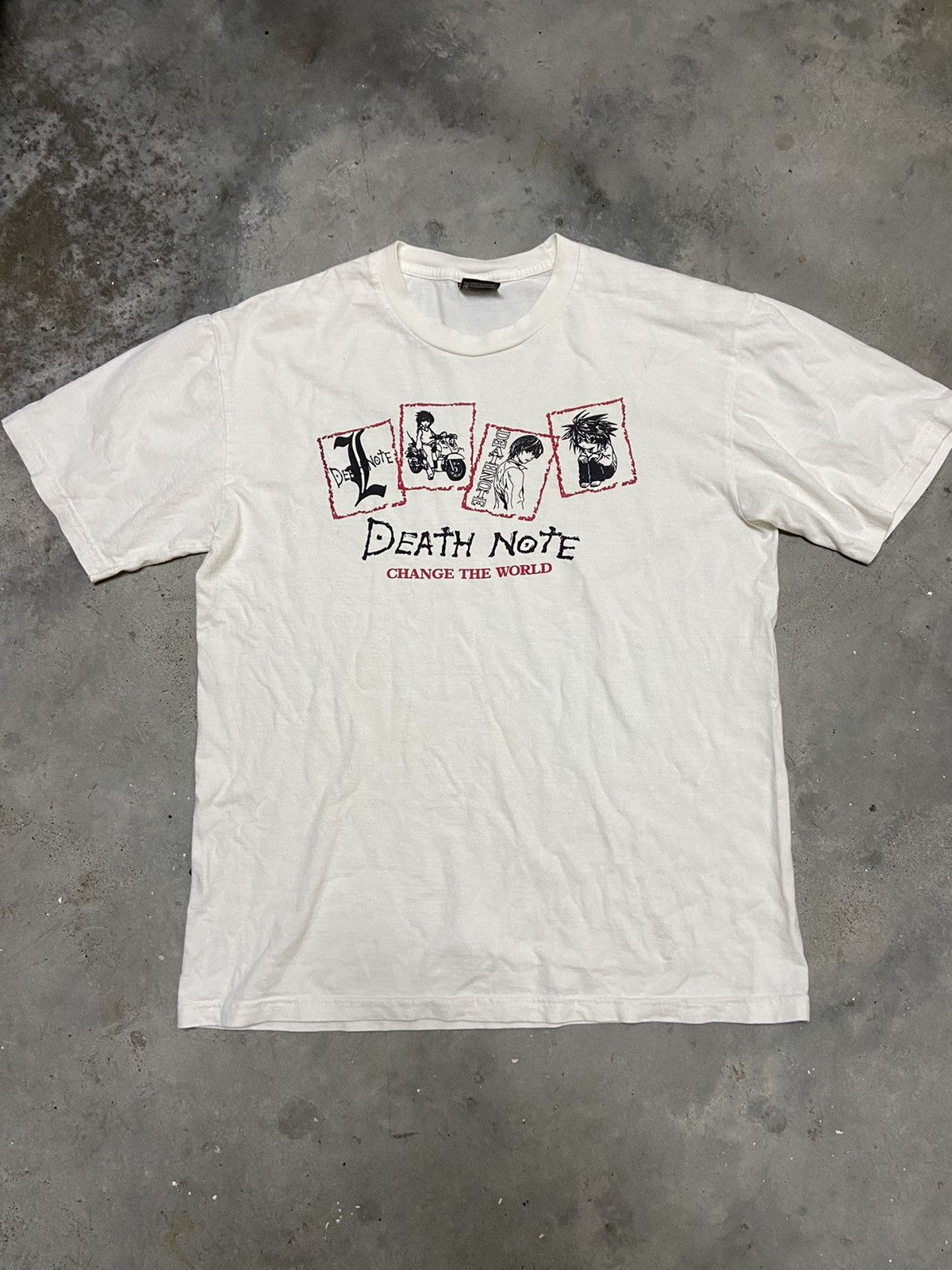 Vintage Death Note Change The World T-Shirts, Hoodie, Sweatshirt | FlexRushtees.com