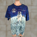 Vintage Alore National Air Space Museum Shirt Xl Blue Gray Tie Dye Astronaut 90s