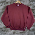 Athletic Vintage Russell Athletic Crewneck Sweatshirt Mens M Burgundy Yzy Y2k 90s Grunge Box