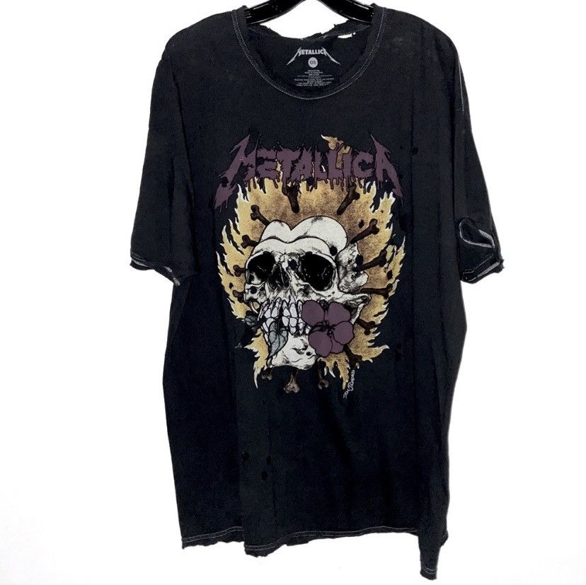 Metallica Official Merch Tee Custom Distressed 1 1 Os Hoodie, Sweatshirt | FlexRushtees.com