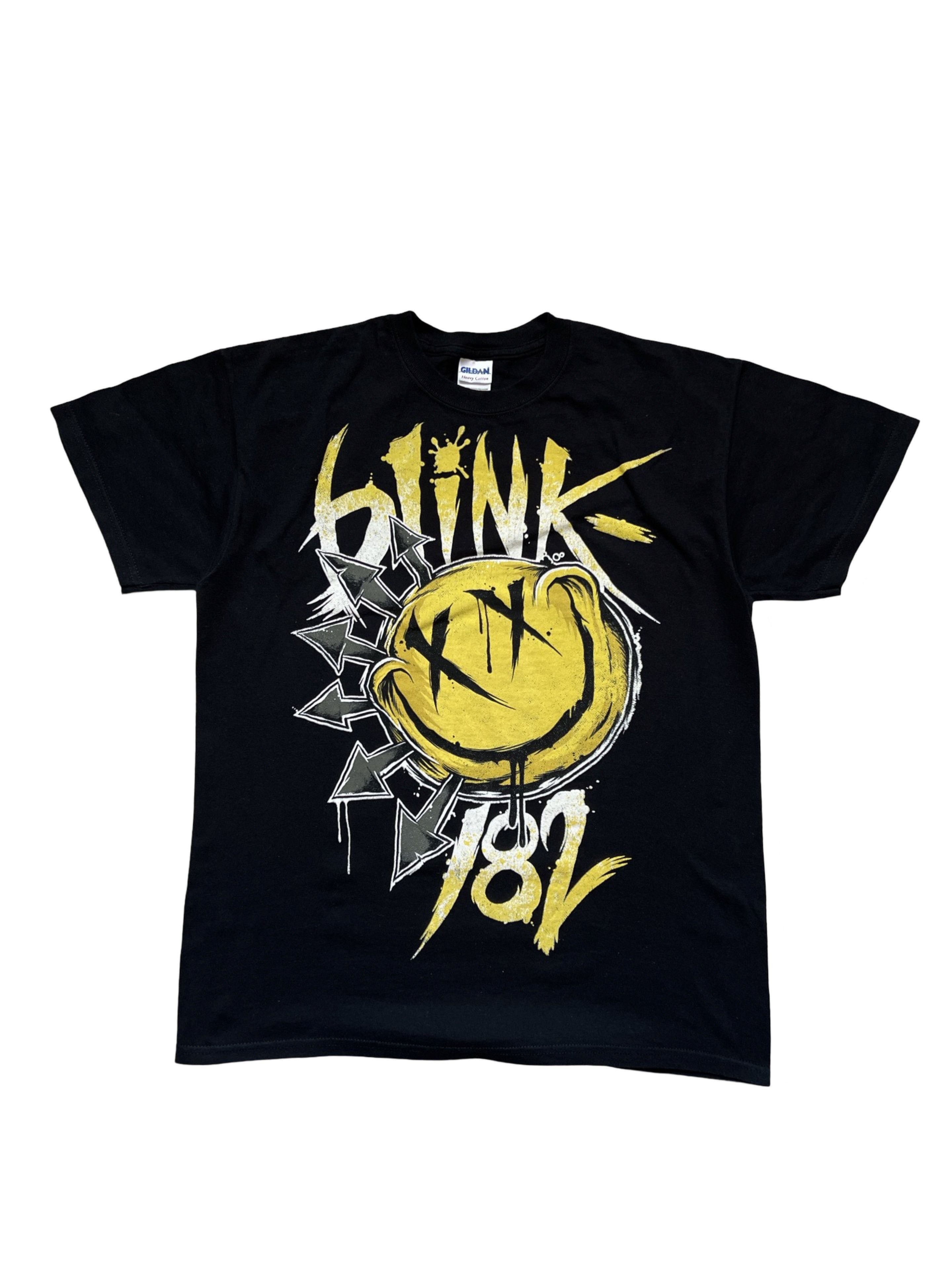 Vintage Y2k Blink 182 Front Printed Tee Hoodie, Sweatshirt | FlexRushtees.com