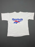 Reebok 1990 S Vintage Reebok Back Logo Boxy Tee Hoodie, Sweatshirt | FlexRushtees.com
